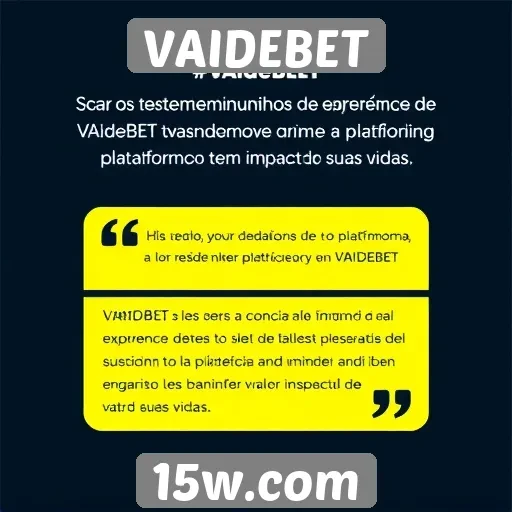 Testemunhos de usuários sobre a experiência na VAIDEBET